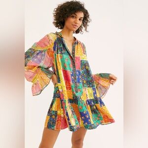 Free People Patch made in heaven tunic  Mini Dress